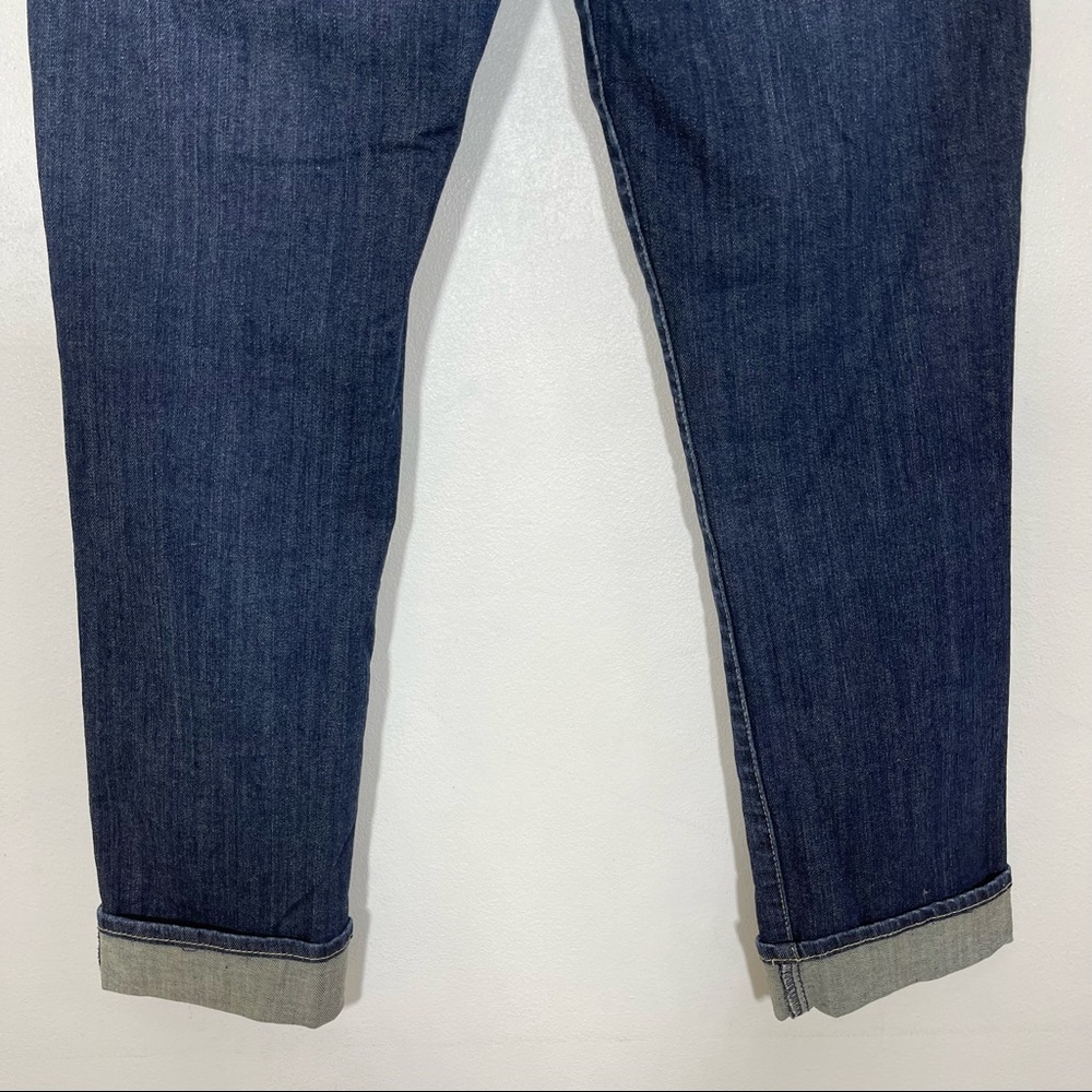 Kut From The Kloth Katy Boyfriend Jeans Dark Wash Mid Rise Blue Sz 4 - Picture 7 of 16